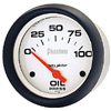 Autometer Phantom Short Sweep Electric Oil Pressure gauge 2 5/8" (66.7mm)