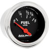 Autometer Traditional Chrome Short Sweep Electric Fuel Level gauge 2 1/16" (52.4mm)