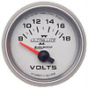 Autometer Ultra Lite II Short Sweep Electric Voltmeter gauge 2 1/16" (52.4mm)