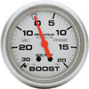 Autometer Ultra Lite Mechanical Boost / Vacuum gauge 2 5/8" (66.7mm)