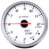 Apexi EL2 60mm Electronic EGT Gauge - Black/White