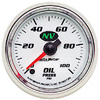 Autometer NV Full Sweep Electric Oil Pressure gauge 2 1/16" (52.4mm)