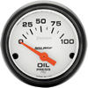Autometer Phantom Short Sweep Electric Oil Pressure gauge 2 1/16" (52.4mm)