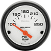 Autometer Phantom Short Sweep Electric Oil Temperature gauge 2 5/8" (66.7mm)