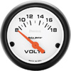 Autometer Phantom Short Sweep Electric Voltmeter gauge 2 1/16" (52.4mm)