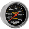 Autometer Pro Comp Liquid Filled Mechanical Brake Pressure Gauge 2 5/8" (66.7mm)