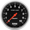 Autometer Sport Comp In-Dash Tachs & Speedos Tachometer Gauge 5" (127mm)