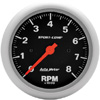 Autometer Sport Comp In-Dash Tachs & Speedos Tachometer Gauge 3 3/8" (85.7mm)