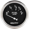 Autometer Street Rod Old Tyme Black Short Sweep Electric Fuel Level gauge 2 1/16" (52.4mm)