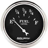 Autometer Street Rod Old Tyme Black Short Sweep Electric Fuel Level gauge 2 1/16" (52.4mm)