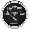 Autometer Street Rod Old Tyme white Short Sweep Electric Water Temperature gauge 2 1/16" (52.4mm)