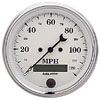 Autometer Street Rod Old Tyme white In-Dash Tachs & Speedos Speedometer Elec Programmable gauge 3 3/8" (85.7mm)