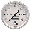 Autometer Street Rod Old Tyme white In-Dash Tachs & Speedos Speedometer Elec Programmable gauge 5" (127mm)