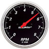 Autometer Street Rod Designer Black In-Dash Tachs & Speedos Tachometer gauge 5" (127mm)