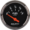 Autometer Street Rod Designer Black Short Sweep Electric Fuel Level gauge 2 1/16