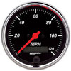 Autometer Street Rod Designer Black In-Dash Tachs & Speedos Speedometer Elec Programmable gauge 3 3/8" (85.7mm)