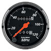 Autometer Street Rod Designer Black In-Dash Tachs & Speedos Speedometer Mechanical Speedometer gauge 3 1/8" (79.4mm)