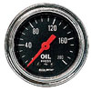 Autometer Traditional Chrome Mechanical Oil Pressure gauge 2 1/16