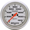 Autometer Ultra Lite Full Sweep Electric Brake Pressure gauge 2 5/8" (66.7mm)
