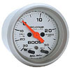 Autometer Ultra Lite Full Sweep Electric Boost / Vacuum w/ Peak Memory and Warning gauge 2 1/16" (52.4mm)