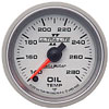 Autometer Ultra Lite II Full Sweep Electric Oil Temperature gauge 2 1/16" (52.4mm)