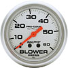 Autometer Ultra Lite Mechanical Blower Pressure gauge 2 5/8" (66.7mm)