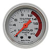 Autometer Ultra Lite Mechanical Nitrous Pressure gauge 2 1/16" (52.4mm)