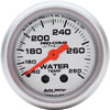 Autometer Ultra Lite Mechanical Water Temperature gauge 2 1/16" (52.4mm)
