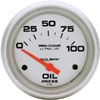 Autometer Ultra Lite Short Sweep Electric Oil Pressure gauge 2 5/8" (66.7mm)