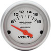 Autometer Ultra Lite Short Sweep Electric Voltmeter gauge 2 1/16" (52.4mm)