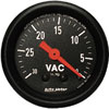 Autometer Z Series Mechanical Vacuum gauge 2 1/16" (52.4mm)