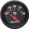 Autometer Z Series Short Sweep Electric Oil Temperature gauge 2 1/16" (52.4mm)