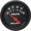 Autometer Z Series Short Sweep Electric Voltmeter gauge 2 1/16" (52.4mm)