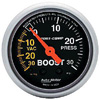 Autometer Sport Comp Mechanical Boost / Vacuum Gauge 2 1/16" (52.4mm)