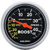 Autometer Sport Comp Mechanical Boost / Vacuum Gauge 2 1/16" (52.4mm)