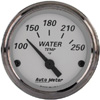 Autometer American Platinum Short Sweep Electric Water Temperature Gauges 2 1/16