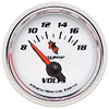 Autometer C2 Short Sweep Electric Voltmeter gauge 2 1/16" (52.4mm)