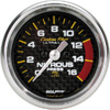 Autometer Carbon Fiber Full Sweep Electric Nitrous Pressure gauge 2 1/16" (52.4mm)