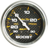 Autometer Carbon Fiber Mechanical Boost / Vacuum gauge 2 5/8