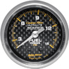 Autometer Carbon Fiber Mechanical Fuel Pressure gauge 2 1/16" (52.4mm)