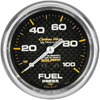 Autometer Carbon Fiber Mechanical Fuel Pressure gauge 2 5/8