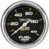 Autometer Carbon Fiber Mechanical Fuel Pressure gauge 2 5/8