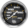 Autometer Carbon Fiber Mechanical Oil Temperature gauge 2 5/8" (66.7mm)