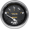 Autometer Carbon Fiber Short Sweep Electric Fuel Level gauge 2 5/8" (66.7mm)