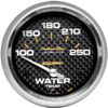 Autometer Carbon Fiber Short Sweep Electric Water Temperature gauge 2 5/8" (66.7mm)