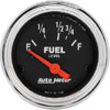 Autometer Traditional Chrome Short Sweep Electric Fuel Level gauge 2 1/16" (52.4mm)