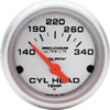 Autometer Ultra Lite Short Sweep Electric Cylinder Head Temperature gauge 2 1/16" (52.4mm)