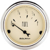 Autometer Antique Beige Short Sweep Electric Fuel Level Gauges 2 1/16" (52.4mm)