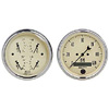 Autometer Antique Beige In-Dash Tachs & Speedos Kit Box Gauges 3 3/8" (85.7mm)