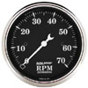 Autometer Street Rod Old Tyme Black In-Dash Tachs & Speedos Tachometer gauge 3